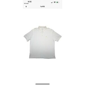 Tommy Bahama Polo  White Shirt Mens 2XL
